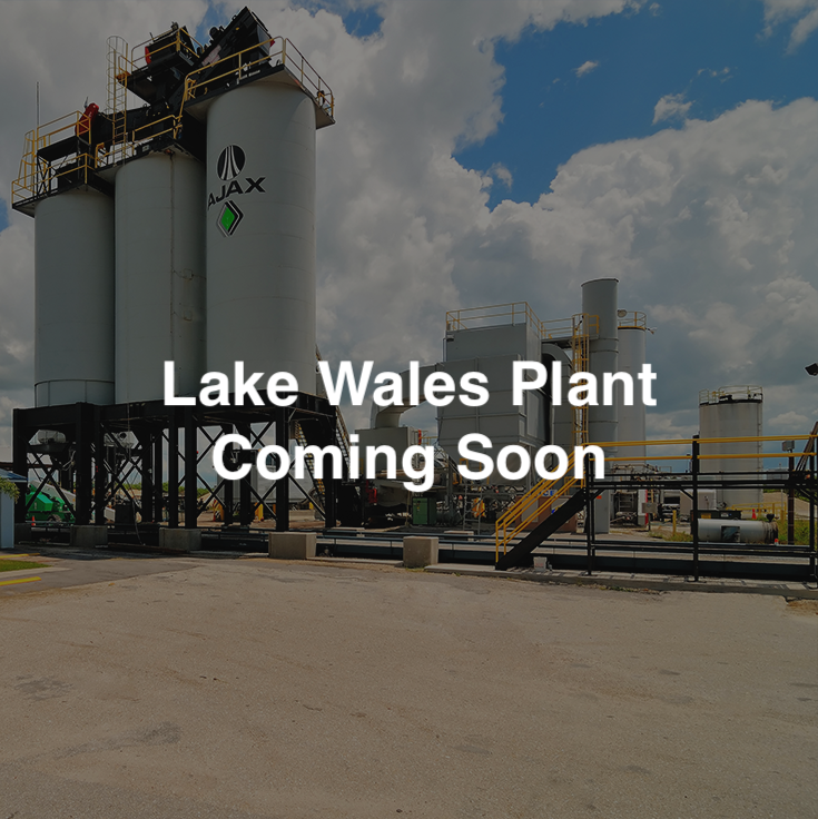 AJAX Paving of Florida Asphalt Plants