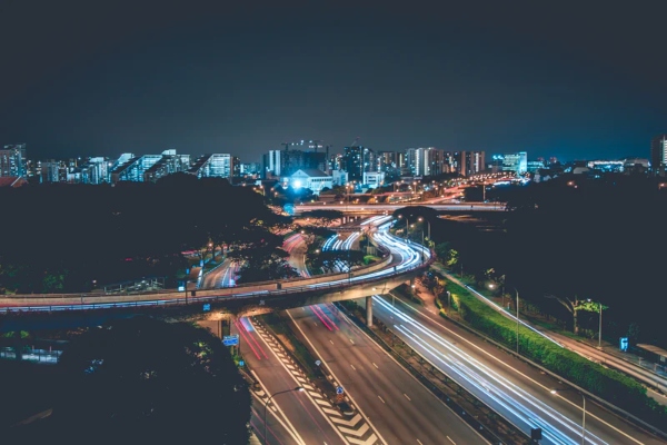 The traffic in your municipality can flow as seamlessly as it does in this traffic intersection with the right investment in paved infrastructure.