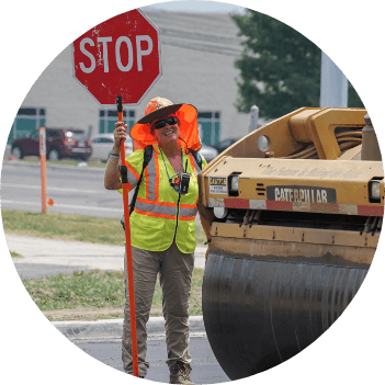 Asphalt Screed Operator - Open Jobs With AJAX Paving in Michigan - testimonial-Traffic Regulator